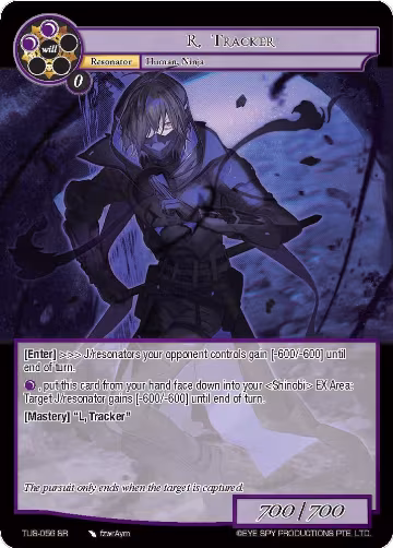 R, Tracker (TUS-056 SR), The Underworld of Secrets — Force of Will card price