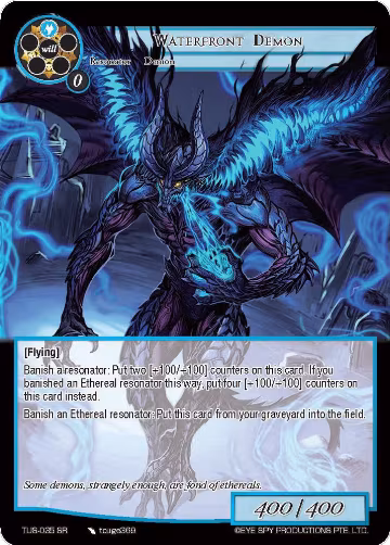 Waterfront Demon (TUS-035 SR), The Underworld of Secrets — Force of Will card price