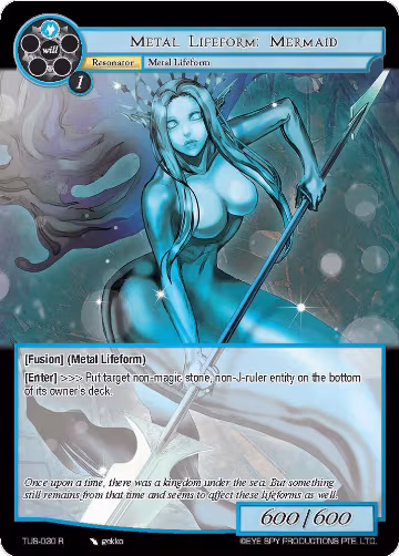 Metal Lifeform: Mermaid (TUS-030 R), The Underworld of Secrets — Force of Will card price