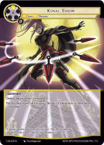 Kunai Throw (TUS-002 N), The Underworld of Secrets — Force of Will card price