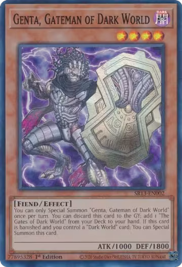 Genta, Gateman of Dark World (SR13-EN002) — card price