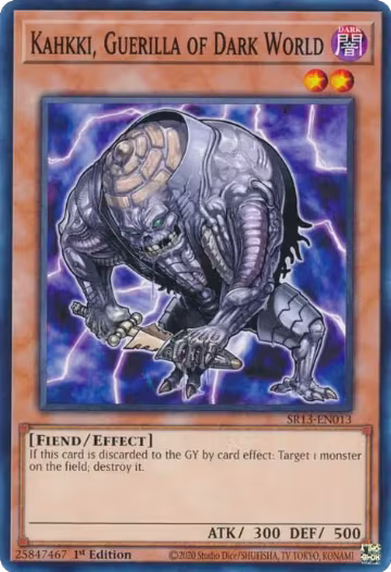 Kahkki, Guerilla of Dark World (SR13-EN013), Structure Deck: Dark World — Yu-Gi-Oh! card price