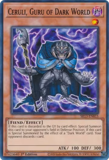 Ceruli, Guru of Dark World (SR13-EN015), Structure Deck: Dark World — Yu-Gi-Oh! card price