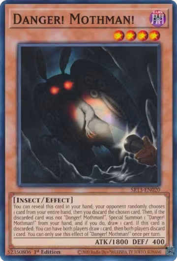 Danger! Mothman! (SR13-EN020) — card price