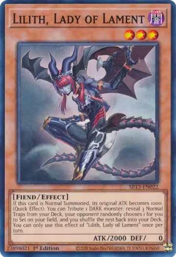 Lilith, Lady of Lament (SR13-EN022), Structure Deck: Dark World — Yu-Gi-Oh! card price