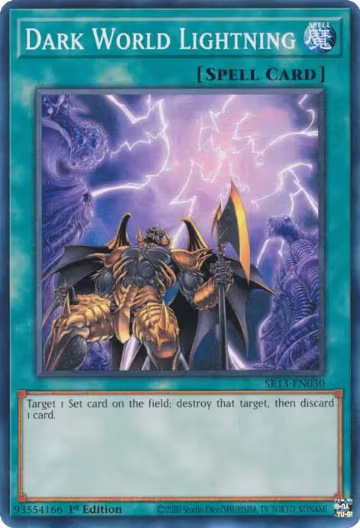 Dark World Lightning (SR13-EN030), Structure Deck: Dark World — Yu-Gi-Oh! card price