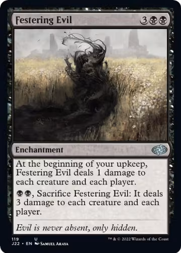 Festering Evil (119), Jumpstart 2022 — Magic card price