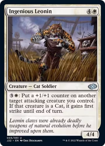 Ingenious Leonin (5), Jumpstart 2022 — Magic card price