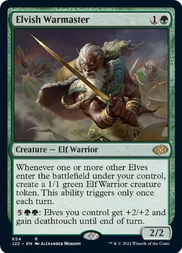 Elvish Warmaster (654), Jumpstart 2022 — Magic card price