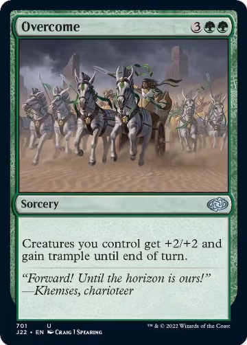 Overcome (701), Jumpstart 2022 — Magic card price