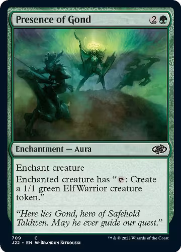 Presence of Gond (709), Jumpstart 2022 — Magic card price