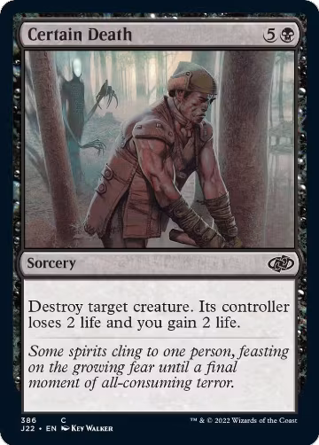 Certain Death (386), Jumpstart 2022 — Magic card price