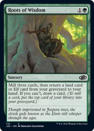 Roots of Wisdom (721), Jumpstart 2022 — Magic card price