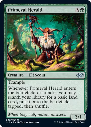 Primeval Herald (42), Jumpstart 2022 — Magic card price