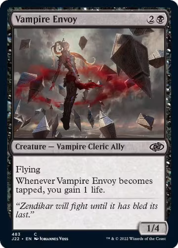 Vampire Envoy (483), Jumpstart 2022 — Magic card price