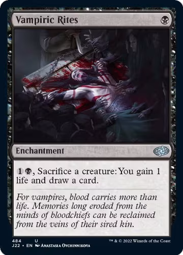 Vampiric Rites (484), Jumpstart 2022 — Magic card price