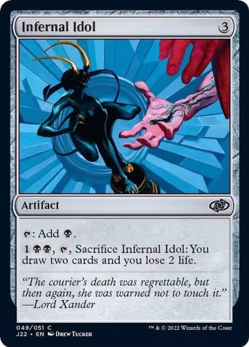 Infernal Idol (49), Jumpstart 2022 — Magic card price