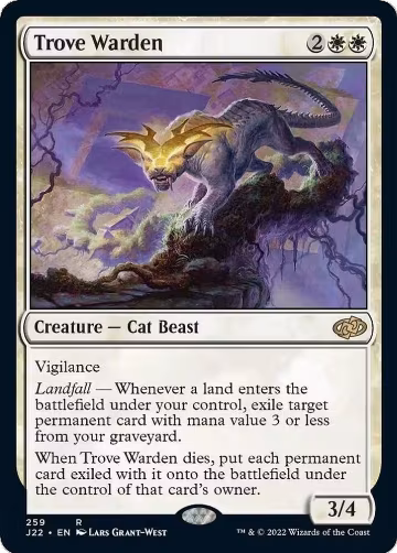 Trove Warden (259), Jumpstart 2022 — Magic card price