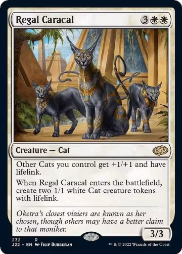 Regal Caracal (232), Jumpstart 2022 — Magic card price