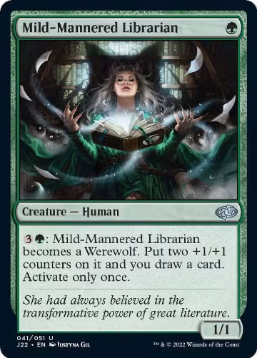 Mild-Mannered Librarian (41), Jumpstart 2022 — Magic card price