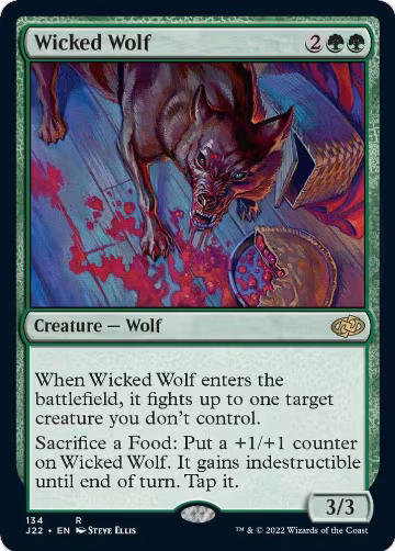 Wicked Wolf (134), Jumpstart 2022 — Magic card price