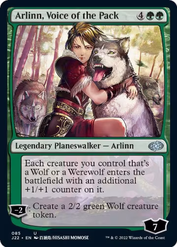 Arlinn, Voice of the Pack (85), Jumpstart 2022 — Magic card price