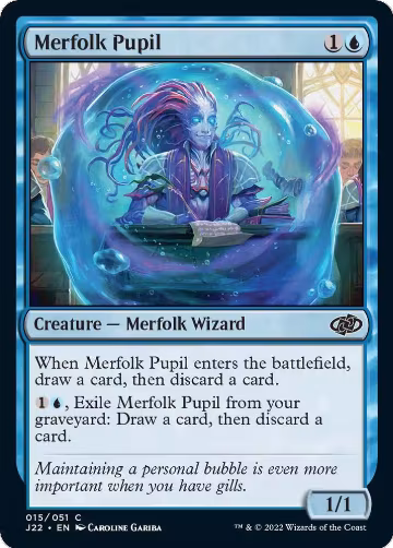 Merfolk Pupil (15), Jumpstart 2022 — Magic card price