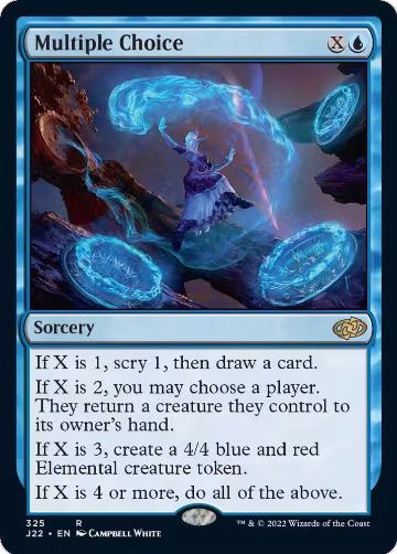 Multiple Choice (325), Jumpstart 2022 — Magic card price