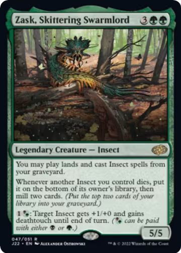 Zask, Skittering Swarmlord (47) — card price