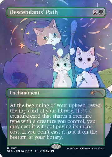 Descendants' Path (1183), Secret Lair Drop Series — Magic card price