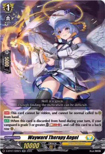 Wayward Therapy Angel (D-BT07/026EN), D-BT07: Raging Flames Against Emerald Storm — Vanguard card price