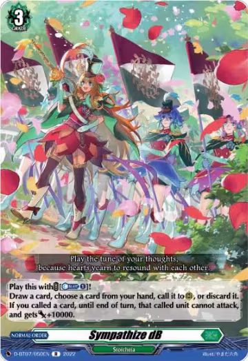 Sympathize dB (D-BT07/050EN), D-BT07: Raging Flames Against Emerald Storm — Vanguard card price