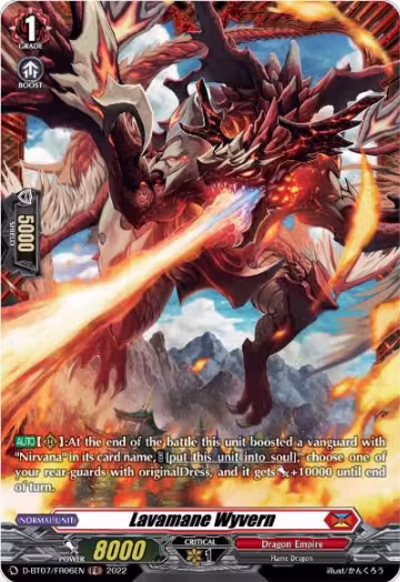 Lavamane Wyvern (FR) (D-BT07/FR06EN), D-BT07: Raging Flames Against Emerald Storm — Vanguard card price