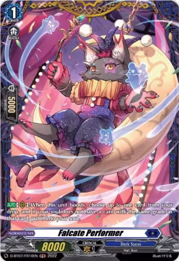 Falcate Performer (FR) (D-BT07/FR10EN), D-BT07: Raging Flames Against Emerald Storm — Vanguard card price