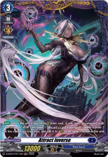 Attract Inverse (FR) (D-BT07/FR11EN), D-BT07: Raging Flames Against Emerald Storm — Vanguard card price