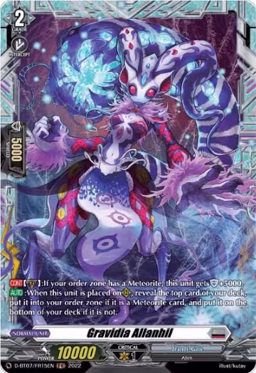 Gravidia Allanhil (FR) (D-BT07/FR15EN), D-BT07: Raging Flames Against Emerald Storm — Vanguard card price