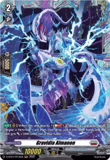 Gravidia Almanon (FR) (D-BT07/FR18EN), D-BT07: Raging Flames Against Emerald Storm — Vanguard card price