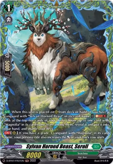 Sylvan Horned Beast, Seroll (FR) (D-BT07/FR31EN), D-BT07: Raging Flames Against Emerald Storm — Vanguard card price