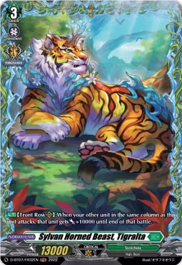 Sylvan Horned Beast, Tigralta (FR) (D-BT07/FR32EN), D-BT07: Raging Flames Against Emerald Storm — Vanguard card price