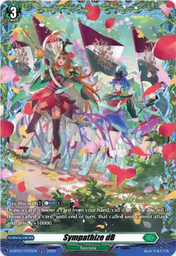 Sympathize dB (FR) (D-BT07/FR35EN), D-BT07: Raging Flames Against Emerald Storm — Vanguard card price