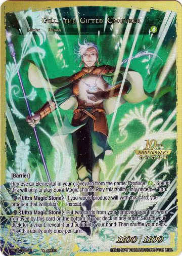 Gill // Gill, the Gifted Conjurer (RCS-072 JR), 10th Anniversary: Ruler Collection Set — Force of Will card price