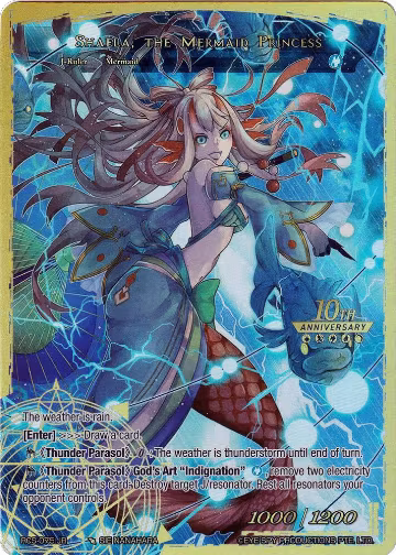 Shaela // Shaela, the Mermaid Princess (RCS-075 JR), 10th Anniversary: Ruler Collection Set — Force of Will card price