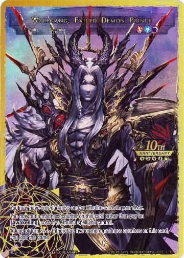 Wolfgang, Exiled Demon Prince (RCS-101 RR), 10th Anniversary: Ruler Collection Set — Force of Will card price