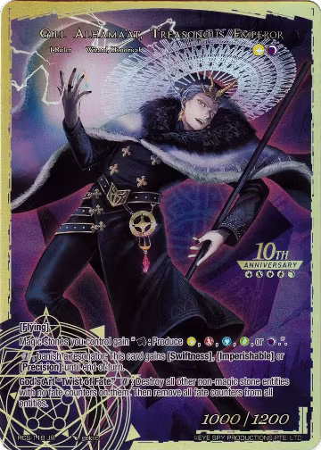 Gill Alhama'at, He Who Controls the Taboo // Gill Alhama'at, Treasonous Emperor (RCS-119 JR), 10th Anniversary: Ruler Collection Set — Force of Will card price