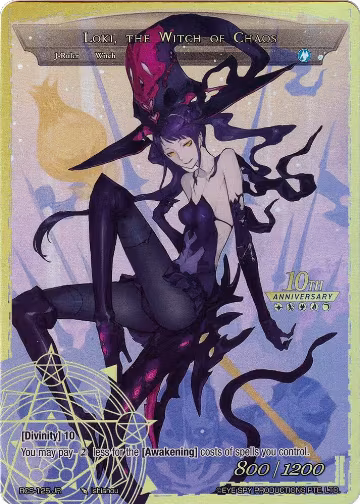 Loki // Loki, the Witch of Chaos (RCS-125 JR), 10th Anniversary: Ruler Collection Set — Force of Will card price