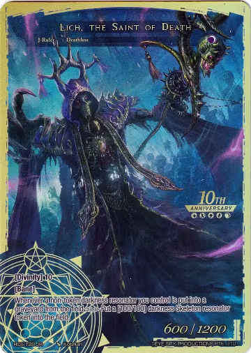 Lich // Lich, the Saint of Death (RCS-128 JR), 10th Anniversary: Ruler Collection Set — Force of Will card price