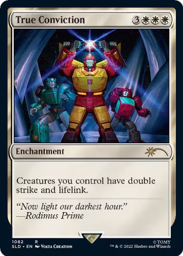 True Conviction (1082), Secret Lair Drop Series — Magic card price