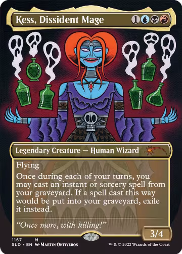 Kess, Dissident Mage (1167), Secret Lair Drop Series — Magic card price