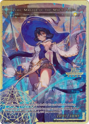 Zero, Six Sage of Light // Zero, Master of the Magic Saber (RCS-046 JR), 10th Anniversary: Ruler Collection Set — Force of Will card price