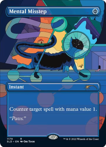 Mental Misstep (1179) (1179), Secret Lair Drop Series — Magic card price